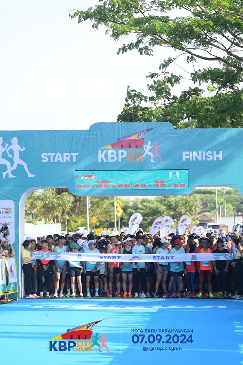 Race photo from KBP City Run 2024
