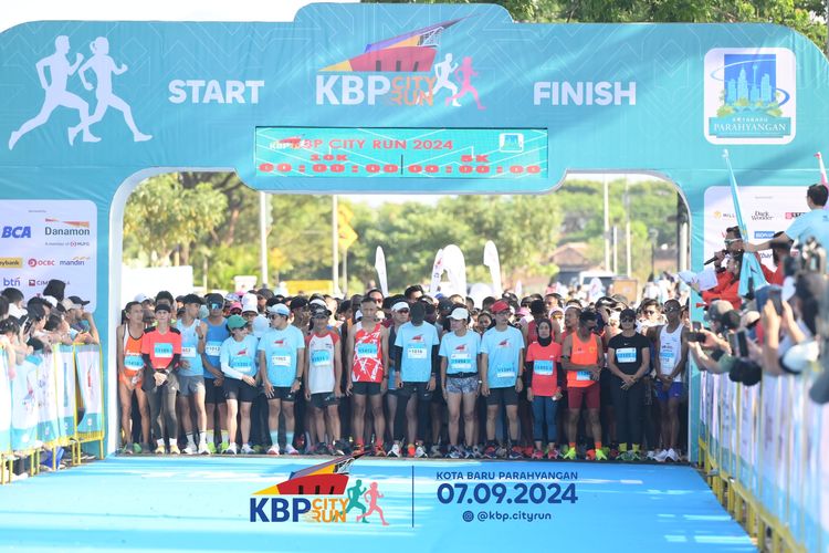 Race photo from KBP City Run 2024