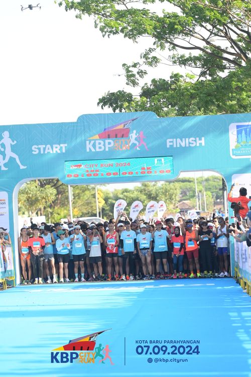 Race photo from KBP City Run 2024