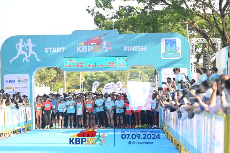 Race photo from KBP City Run 2024