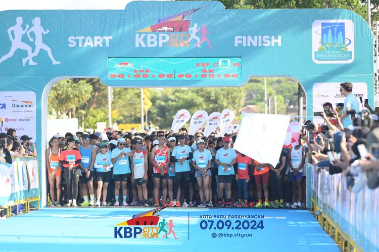 Race photo from KBP City Run 2024