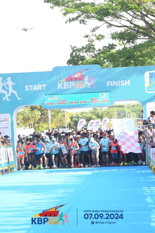 Race photo from KBP City Run 2024