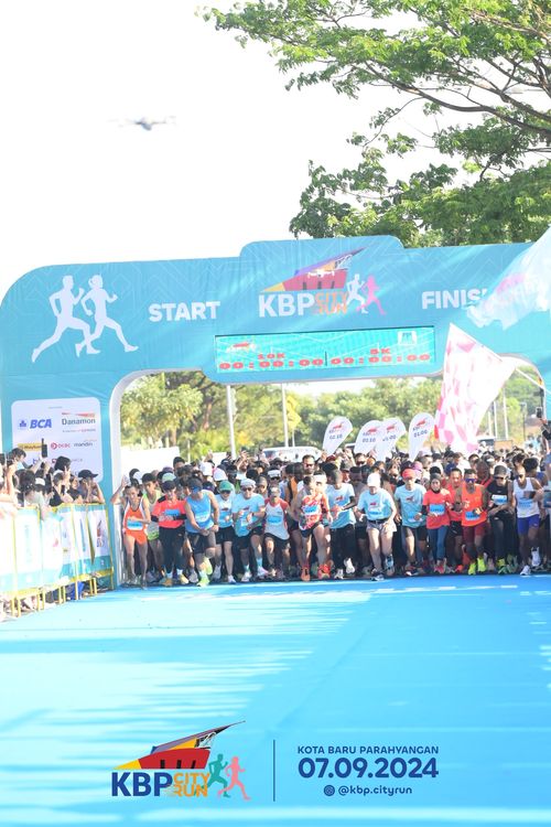 Race photo from KBP City Run 2024