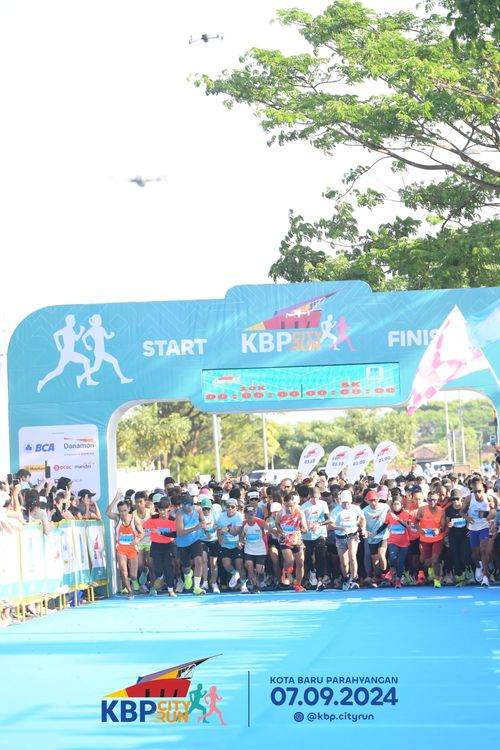 Race photo from KBP City Run 2024