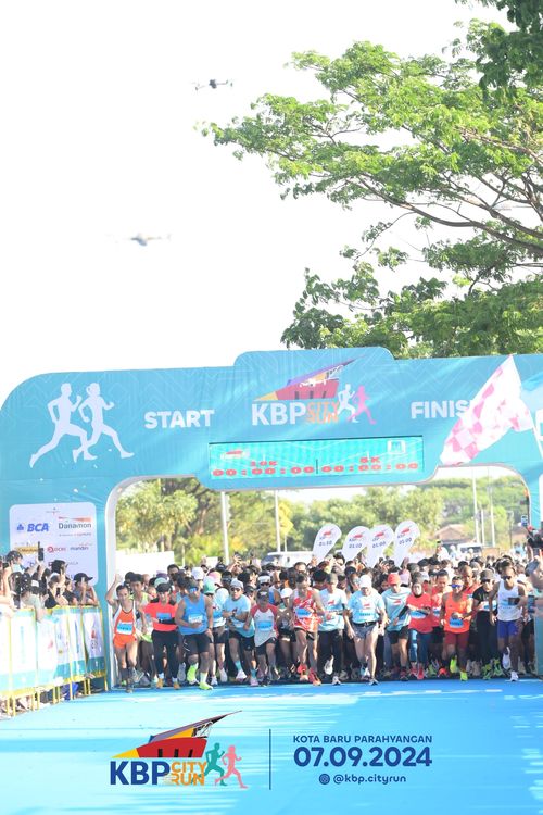 Race photo from KBP City Run 2024