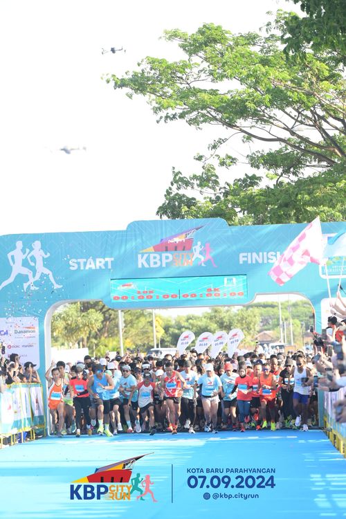 Race photo from KBP City Run 2024