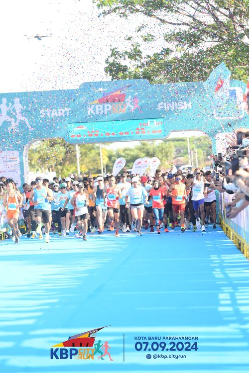 Race photo from KBP City Run 2024