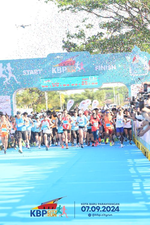 Race photo from KBP City Run 2024