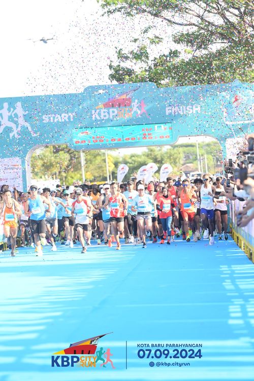 Race photo from KBP City Run 2024