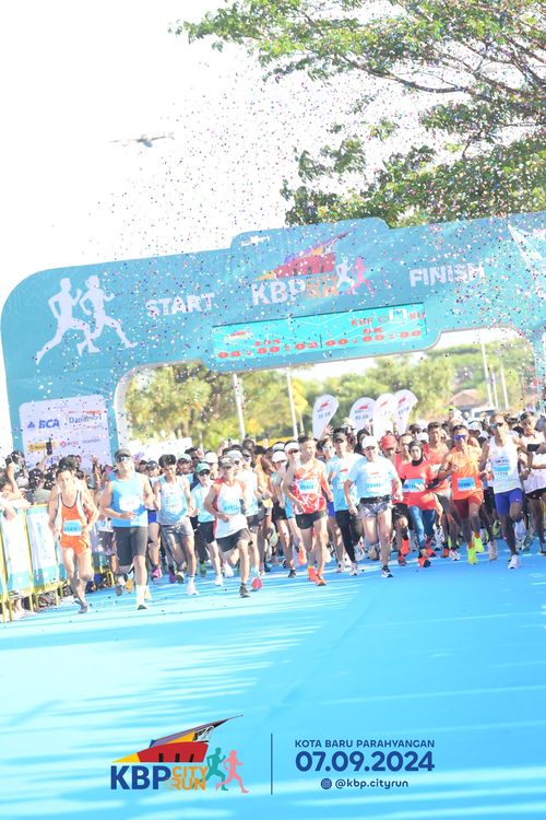 Race photo from KBP City Run 2024