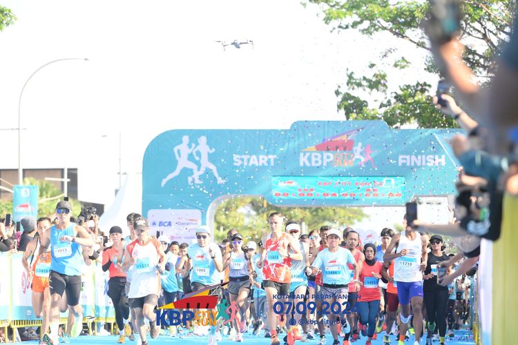 Race photo from KBP City Run 2024