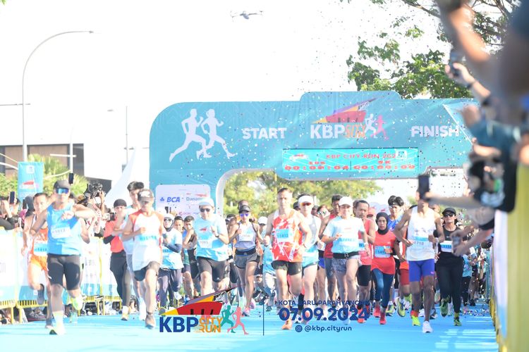 Race photo from KBP City Run 2024