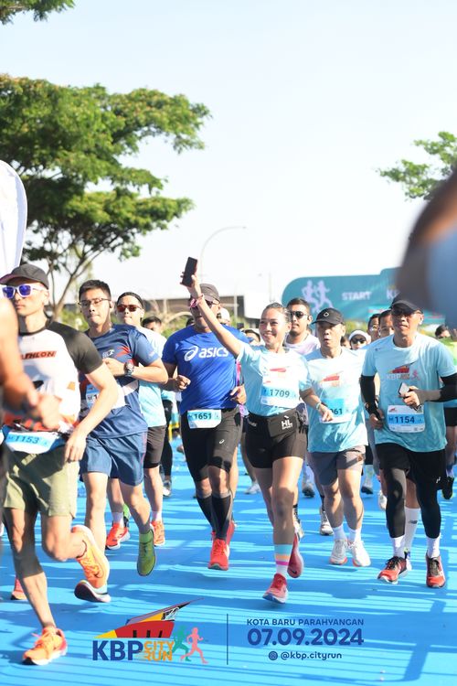 Race photo from KBP City Run 2024