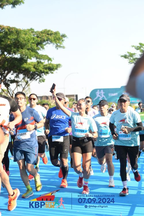 Race photo from KBP City Run 2024
