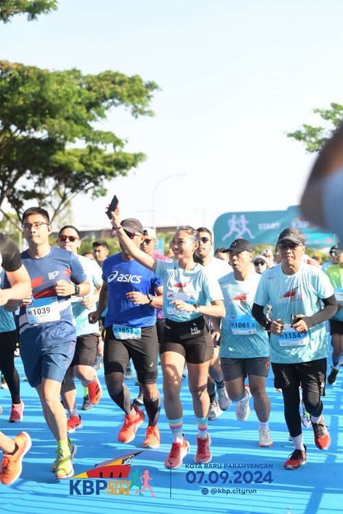 Race photo from KBP City Run 2024
