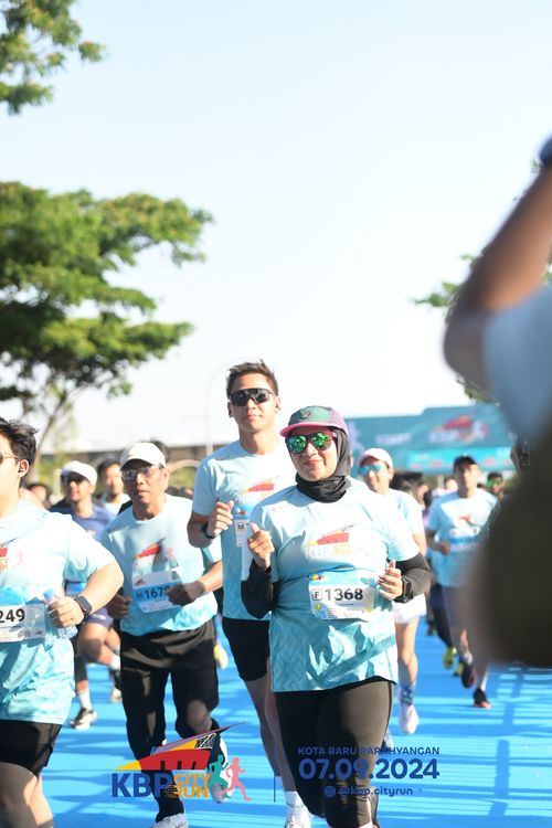 Race photo from KBP City Run 2024