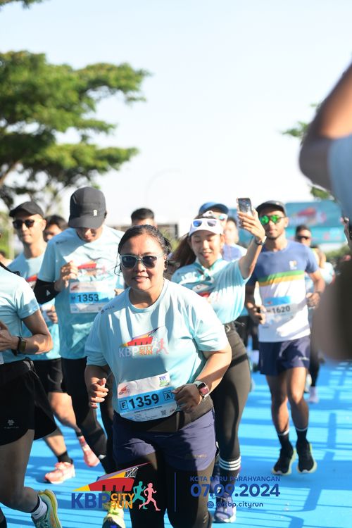Race photo from KBP City Run 2024