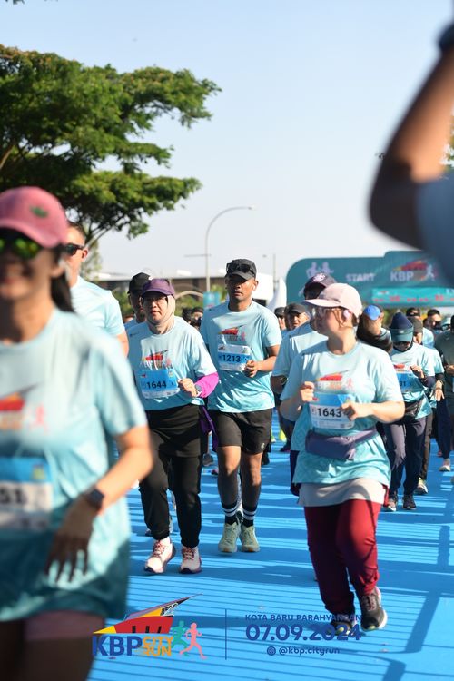 Race photo from KBP City Run 2024