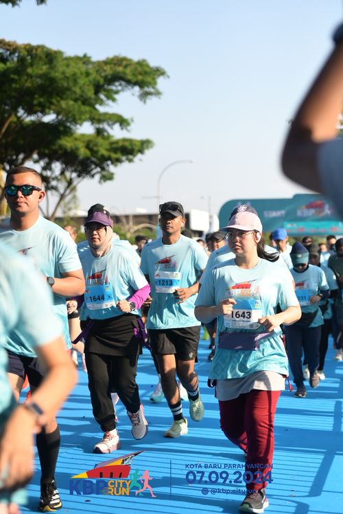 Race photo from KBP City Run 2024