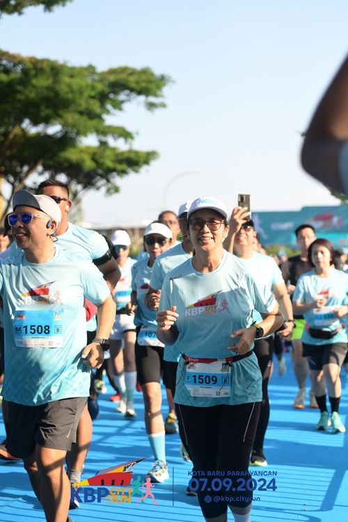 Race photo from KBP City Run 2024