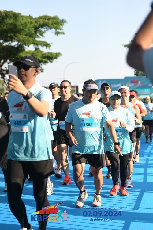 Race photo from KBP City Run 2024