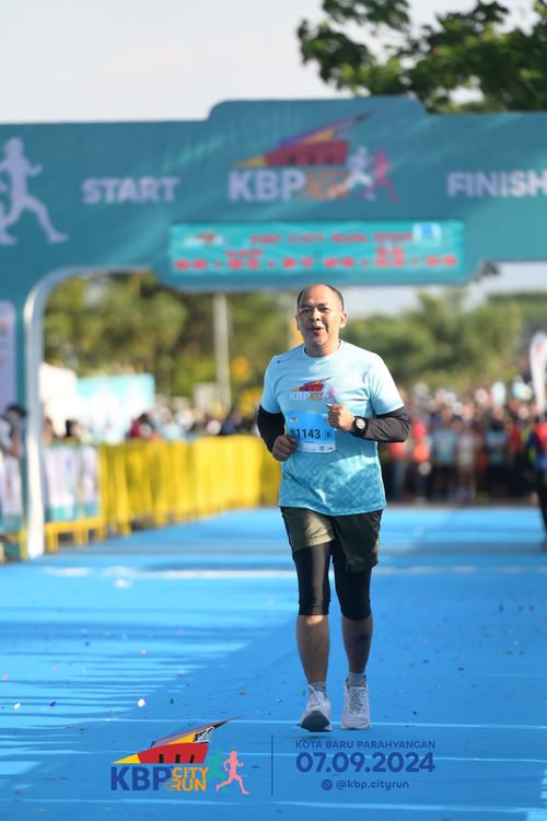Race photo from KBP City Run 2024