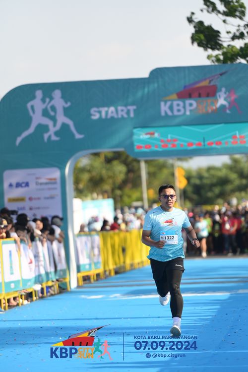 Race photo from KBP City Run 2024
