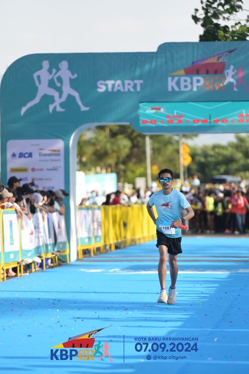 Race photo from KBP City Run 2024