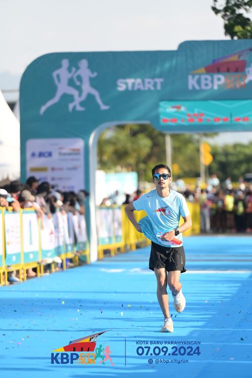 Race photo from KBP City Run 2024