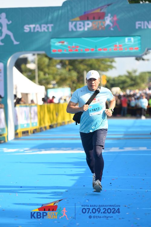 Race photo from KBP City Run 2024