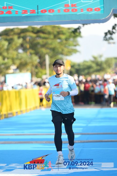 Race photo from KBP City Run 2024