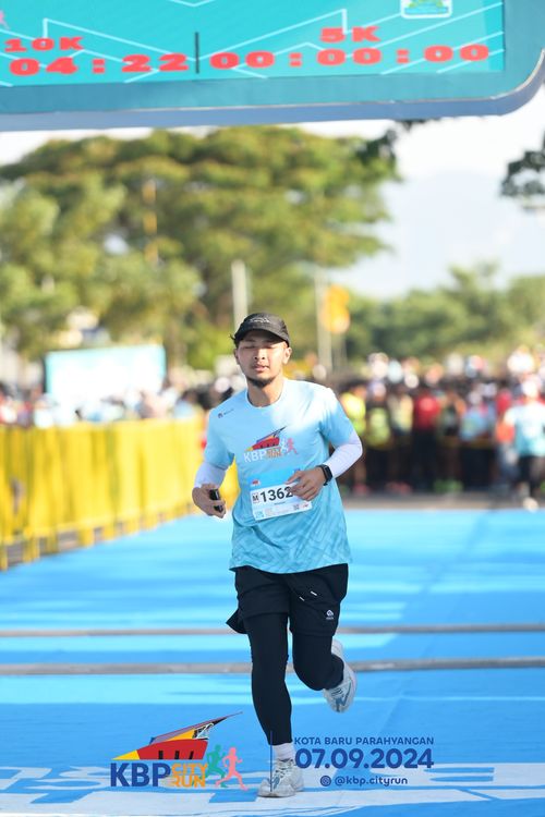 Race photo from KBP City Run 2024