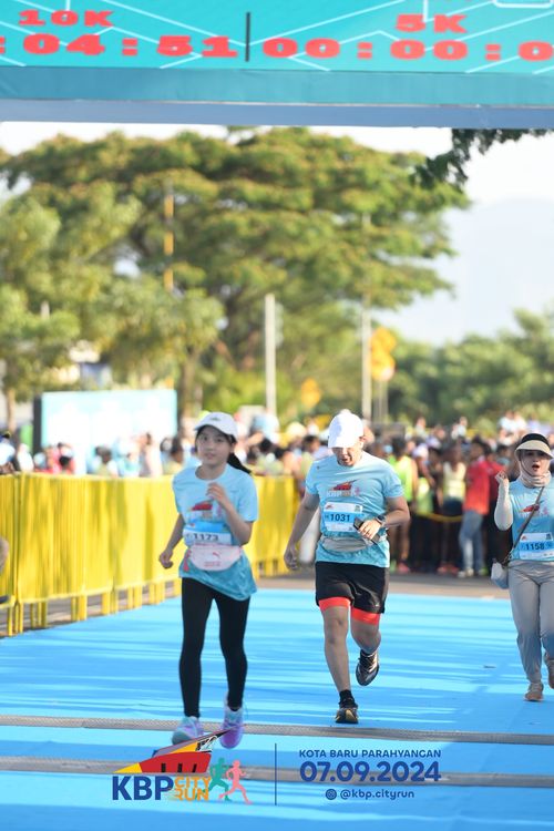 Race photo from KBP City Run 2024