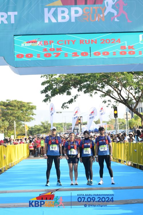 Race photo from KBP City Run 2024