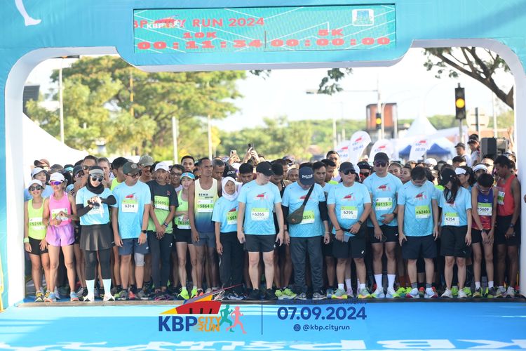 Race photo from KBP City Run 2024
