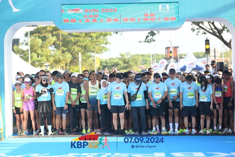 Race photo from KBP City Run 2024