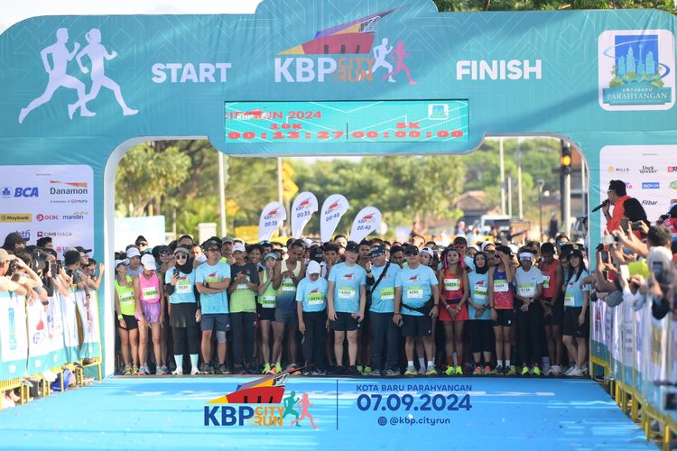 Race photo from KBP City Run 2024