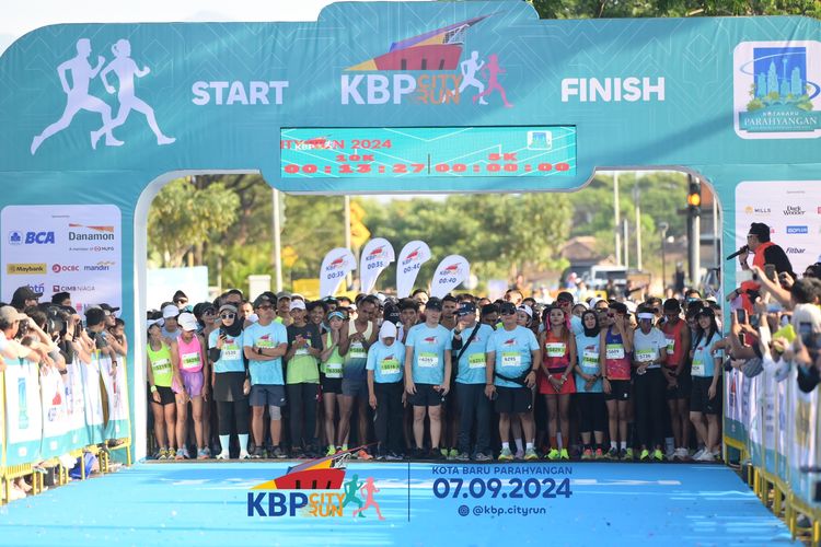 Race photo from KBP City Run 2024