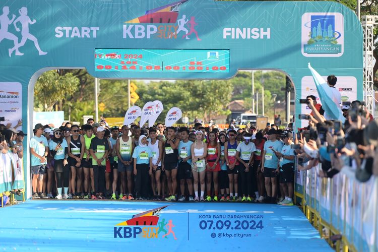 Race photo from KBP City Run 2024