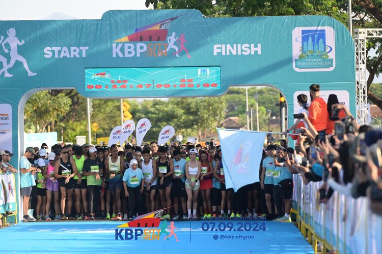 Race photo from KBP City Run 2024