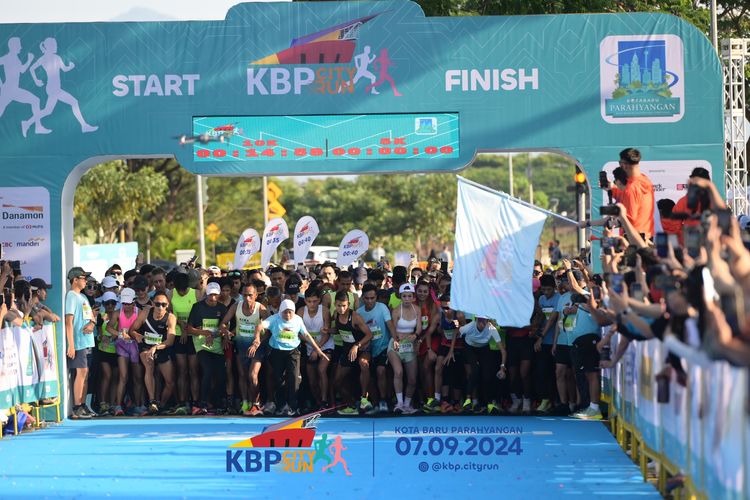 Race photo from KBP City Run 2024
