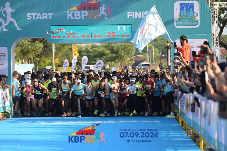Race photo from KBP City Run 2024