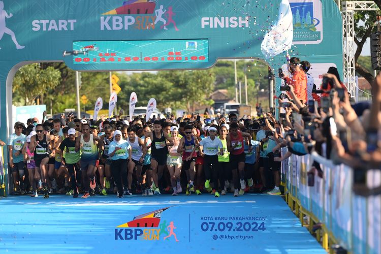 Race photo from KBP City Run 2024