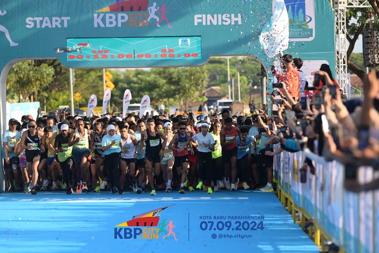 Race photo from KBP City Run 2024
