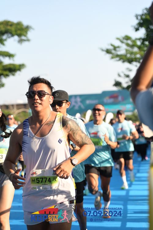 Race photo from KBP City Run 2024