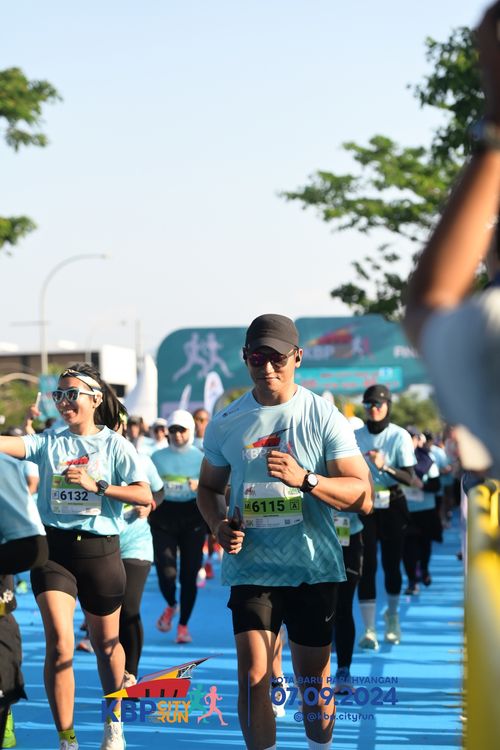 Race photo from KBP City Run 2024