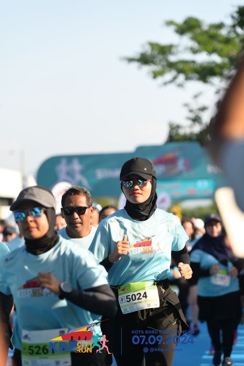 Race photo from KBP City Run 2024