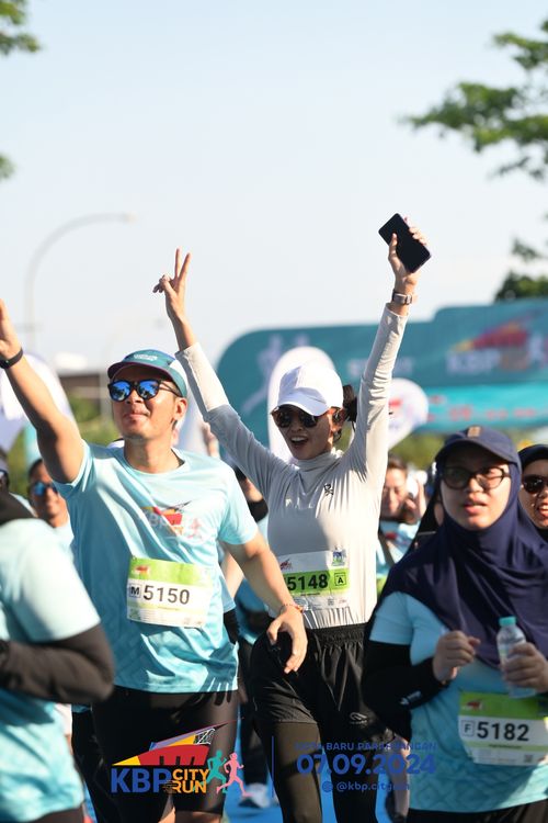 Race photo from KBP City Run 2024