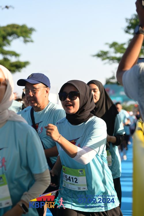 Race photo from KBP City Run 2024