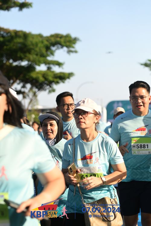Race photo from KBP City Run 2024